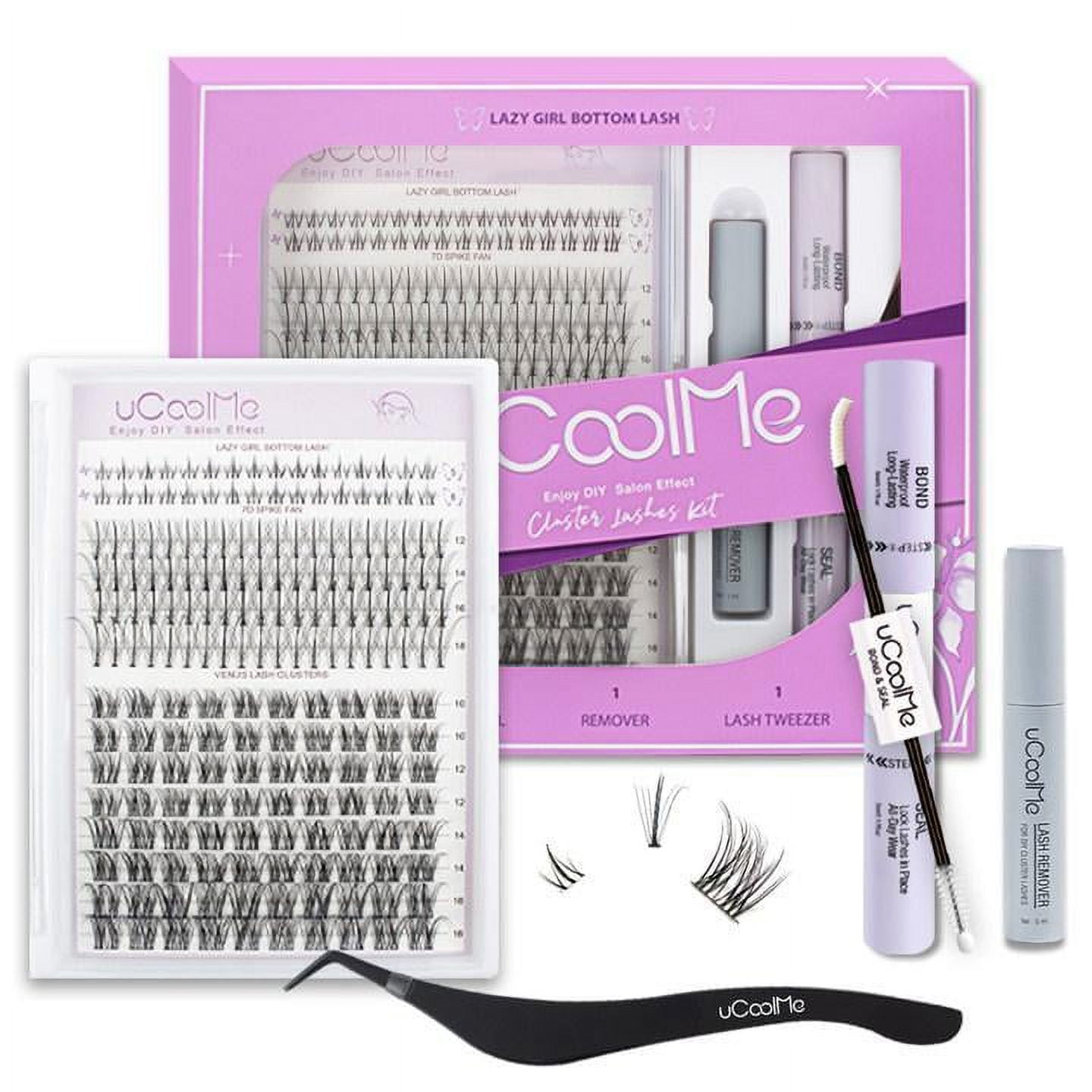 uCoolMe Lashes Lazy Girl & Venus With Invisible Band DIY Eyelash