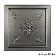 uDecor Veranda Ceiling Tile (10 tiles) Antique Nickel