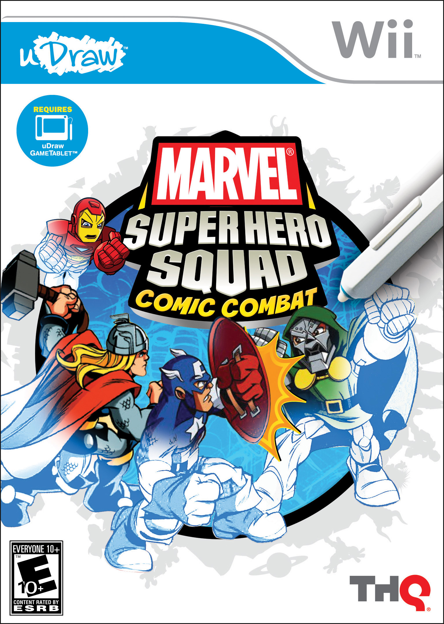 uDraw Marvel Super Hero Squad: Comic Combat - Wii - image 1 of 6