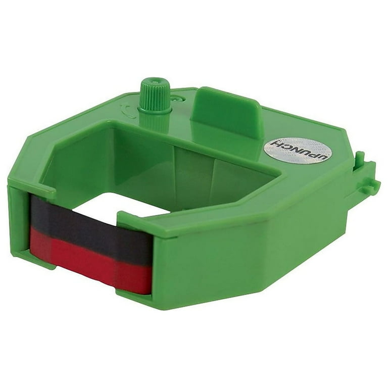 HNRG10 Time Clock Ribbon, Black/Red HNRG10 Time Clock Ribbon, Black/Red