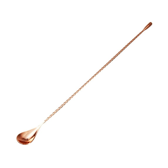 uawhw Spoon,Stainless Steel Spiral Long Handle Mixing Stir Cocktail ...