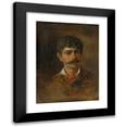 thumbnail image 1 of Ľudovít Pitthordt 19x24 Black Modern Framed Museum Art Print Titled - Man with Moustache (1892), 1 of 5