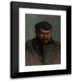 thumbnail image 1 of Ľudovít Čordák 11x14 Black Modern Framed Museum Art Print Titled - Male Head Study (1930-1935), 1 of 5