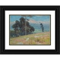 thumbnail image 1 of Ľudovít Čordák 24x18 Black Ornate Framed Double Matted Museum Art Print Titled: Summer Snow in the Tatras (1934), 1 of 5