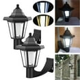 thumbnail image 1 of ufehgfjh 2 Pack Solar Decks Lights Fence Post Solar Lights For Patio Pool Stairs Step And Pathways Weatherproofs LED Decks Lights Solar Powered Outdoor Lights Fall Savings, 1 of 5