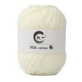 thumbnail image 1 of ufehgfjh 25g Colorful Milk Cotton Knitting Yarn - 4-Ply Soft Baby Wool for Crochet & Hand Knitting (65m, 9-Gauge Needle Recommended, Assorted Colors), 1 of 1