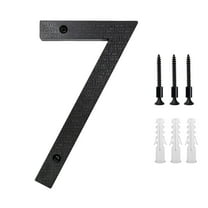 ufehgfjh 5 Inch Modern Metal House Numbers Black Door Number House Address Letters and Numbers for Outside Signs