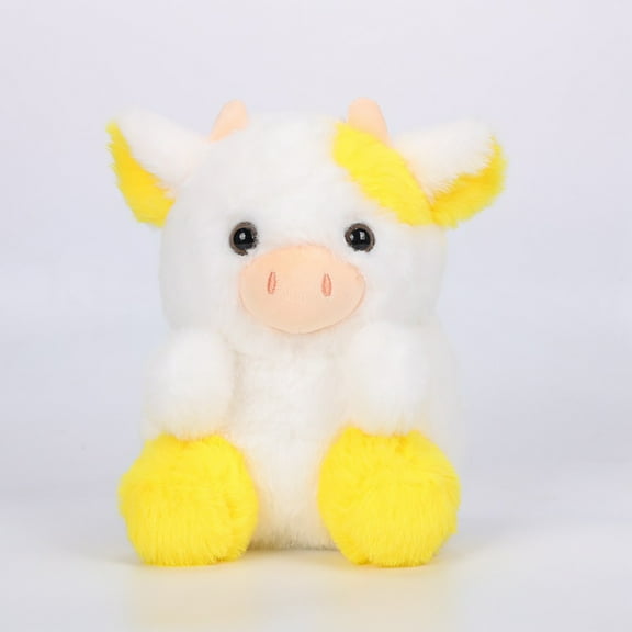 ufehgfjh,Children's Toy,Cow Plush Toy Cute Strawberry Cow Doll Special Family Strawberry Cow Plush Filled Animals Children's Toy Gift 7.87-inch