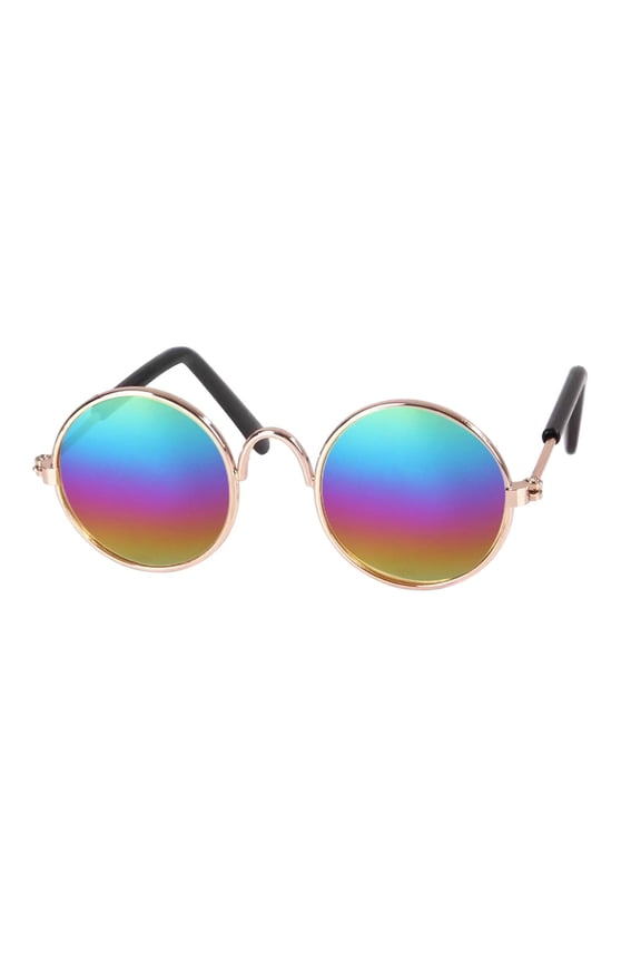 ,Fashion Dog,Cats,Pet Glasses,Creative Trend,Photo,Round Frame,Small Sunglasses,Children's Toy,Toddler Toys,Toy Doll,Retro Sunglasses
