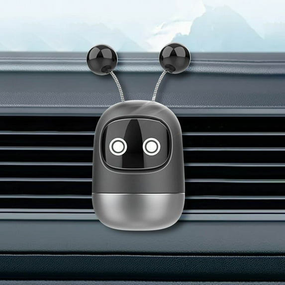 ufehgfjh,Holiday Decorations,Car Perfume Freshener Freshener Vent Clip Auto Perfume Diffuser Cute Robot Car Diffuser Solid Aromatherapy on Ornament Decor