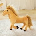 thumbnail image 1 of ufehgfjh,Kids Toys,Toys for Kids,Simulated Horse Doll Plush Toy White Horse Brown Horse Christmas Gift Sofa Furniture Decoration, 1 of 6