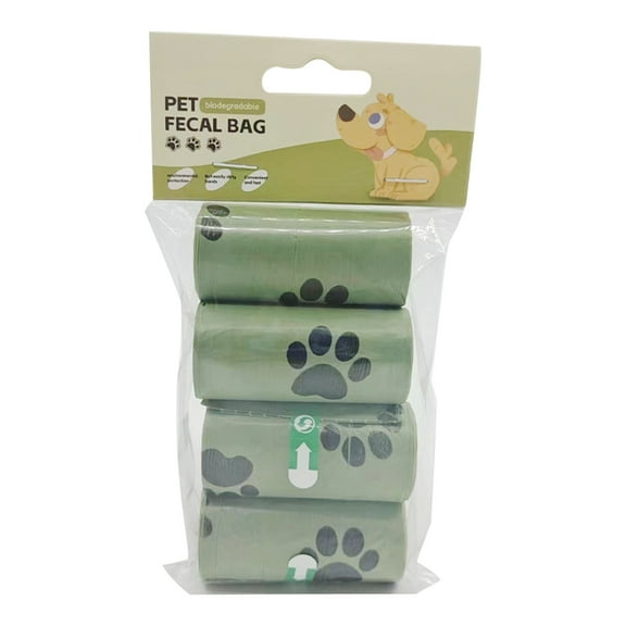 ufehgfjh Biodegradation Poop Pickup BagsPet Poop BagsEnvironmental Corn StarchDouble LayerOdor Waste Bags Up to 60% Off