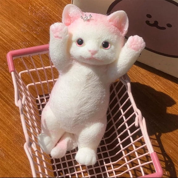 ufehgfjh Catss Hands Up Catss Kneading Stress Relieving Toy Girl Plush Toy Simulation Catss Kneading Fall Savings