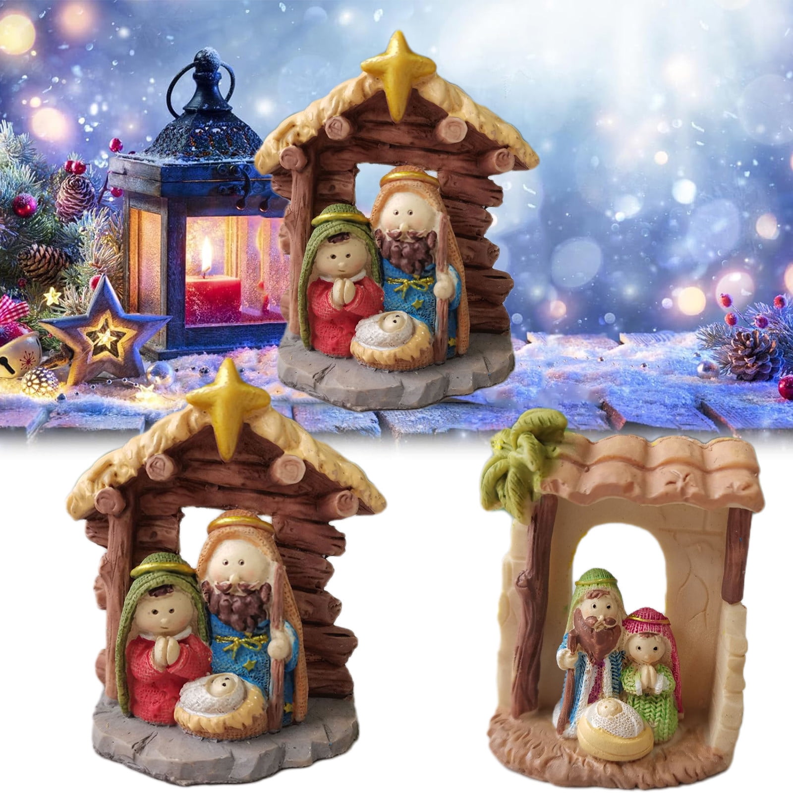 ufehgfjh Christmas Decorations Christmas Jesuss Was Born Small Decor