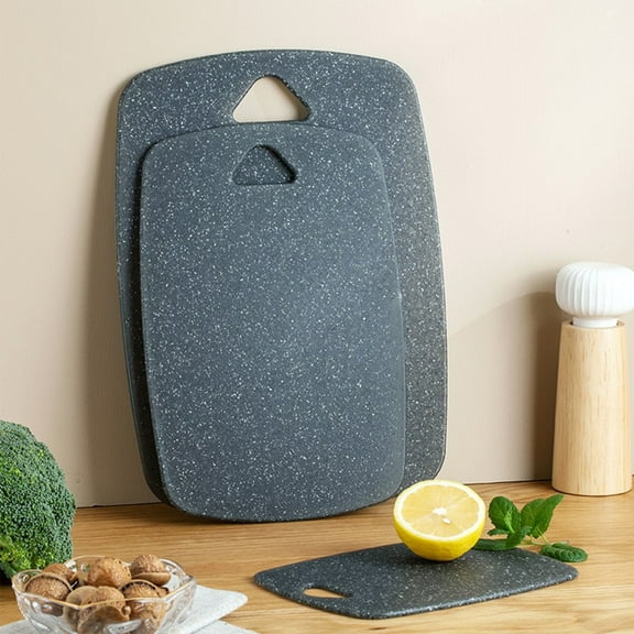 ufehgfjh Cutting Boards for Kitchen Cutting Boards Plastic Cutting Board Non-Slip Kitchen Chopping Board with Hanging Hole Handle for Meat Veggies Cutting Boar