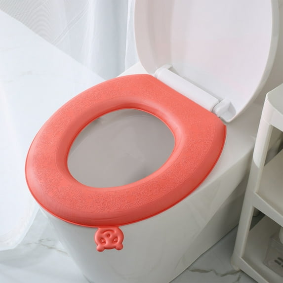 ufehgfjh EVA Waterproofing Toilet Seat Thickened Universal Toilet Seat Cushion Paste Type Household Toilet Seat Cushion Sleeve Toilet Cover Cushion