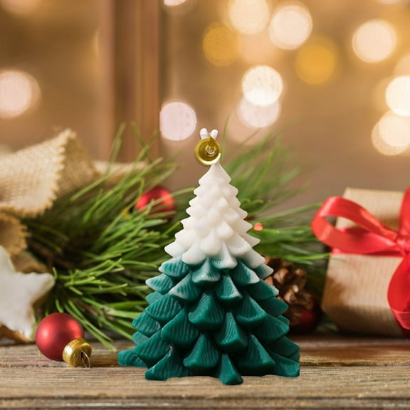 ufehgfjh Festival Gift Christmas Tree Aroma Candle Arrangement Scented Candle Accompaniment Creatives Gift Set Christmas Gift Birthday Gift Decoration