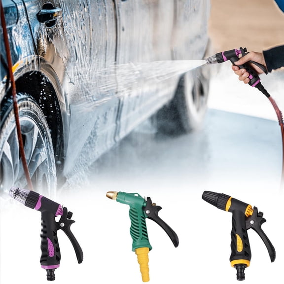 ufehgfjh High-Pressure Multi-Function Car Wash Water Spray Gun With Foam Lance Garden Irrigation Adjustable Nozzle For Auto Cleaning Patio Pressure Sprayer car wash tool