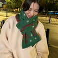 thumbnail image 1 of ufehgfjh Holiday Gift Finder Christmas Scarf Women's Printed Scarf Holiday Gift Long Unisex Scarf Winter Warm Imitation Wool Neck Scarf Shawl 67x12in, 1 of 5