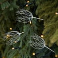 thumbnail image 1 of ufehgfjh Holiday Gift Finder Sparkling Glitter Artificial Flower Branch Shape Christmas Tree Flower Arrangement Rattan Wreath Decoration, 1 of 5