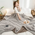 thumbnail image 1 of ufehgfjh Soft And-friendly Blankets Milk Fleece Blankets Thicken Warm Siesta Fleece Blankets, 1 of 4