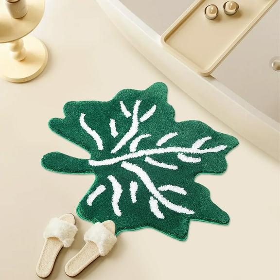 ufehgfjh Simples Creatives Flocked Bathroom Water Absorbent Non Slip Mat Crpet Foot Mat Home Bathroom Doormat Foor Mat