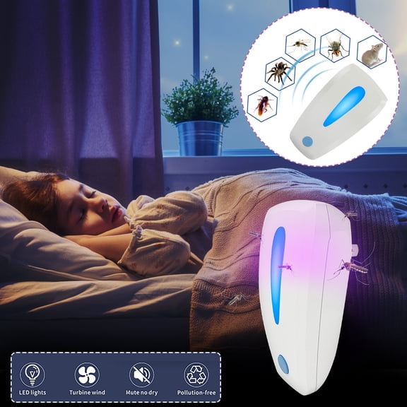 ufehgfjh Ultrasonic Mosquito And Pest Repeller Electronic High-Frequency 3-Speed Plug-In Pest Control Device Safe Non-Toxic Repellent For Mosquitoes Rodents And Insects Indoor Outdoor Use