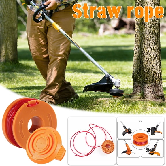 ufehgfjh Universal Mower Spool Replacement Nylon Line Cutting Cord Compatible Lawn Mower Trimmer Head Durable Heavy-Duty Cutting Line Lawn Tool Mower Accessories trimmer line replacement