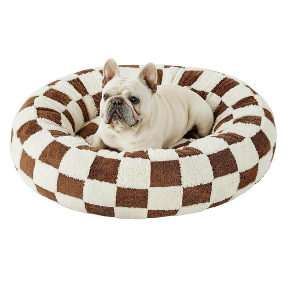 ufehgfjh and Winter Warm Indoor Round Pet Bed Pet Sleep Pet Supplies