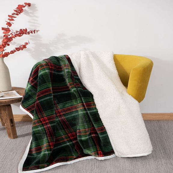 ufehgfjh up to 65% Off Double Flannel Blanket Lamb Fleece Reinforced Thermal Blanket