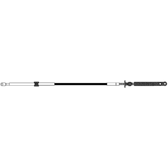 Uflex Johnson/Evinrude/OMC Control Cable, Post '79, 6' – 6Ft
