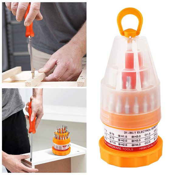 uhnmk 31 In 1 Screwdriver Set 45# Steel Electronics Kit tools for Mobile Phone
