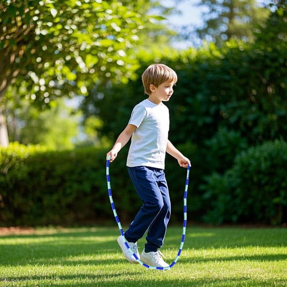 uhnmk Kids Soft Rubber Training Rope for Elementary School Sports Ideal for Preschool Beginners