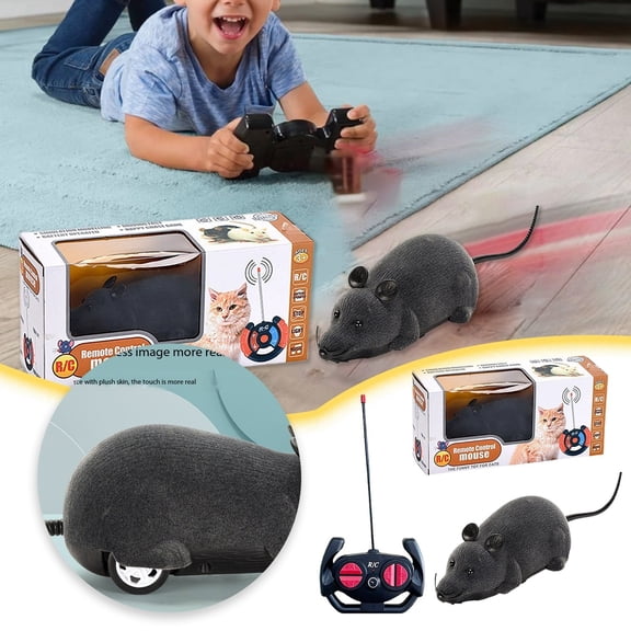 uhnmki RC Funny Wireless Electronic Remote Control Pet Toy for Cats