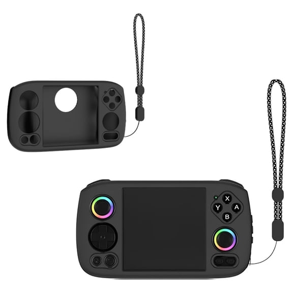 uhnmki Soft Skin Cover Protective Sleeve for RG Cube Handheld Game Console Drop Shockproof Protective with Lanyard