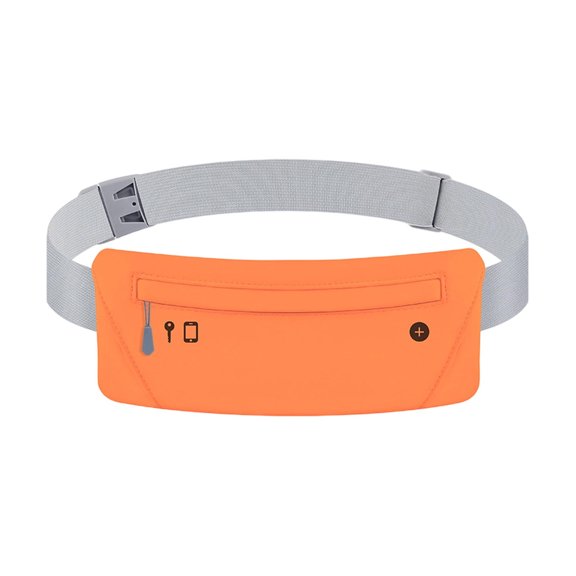 uhnmki Unisex Waist Adjustable Elastic Running Belt Crossbody Chest Mobile Phone Fanny Pack With Headphone Jack Suitable For Exercise Fitness Cyclin