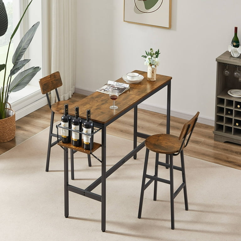Wine bar table and chairs deals