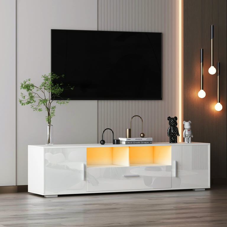 uhomepro TV Stand for TVs up to 70, Living Room Entertainment