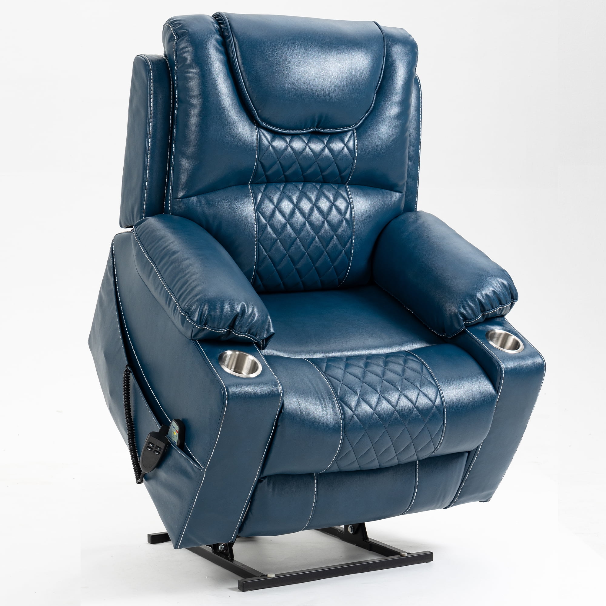 Hivago Power Lift Massage Recliner Chair for Elderly with Heavy Padded Cushion