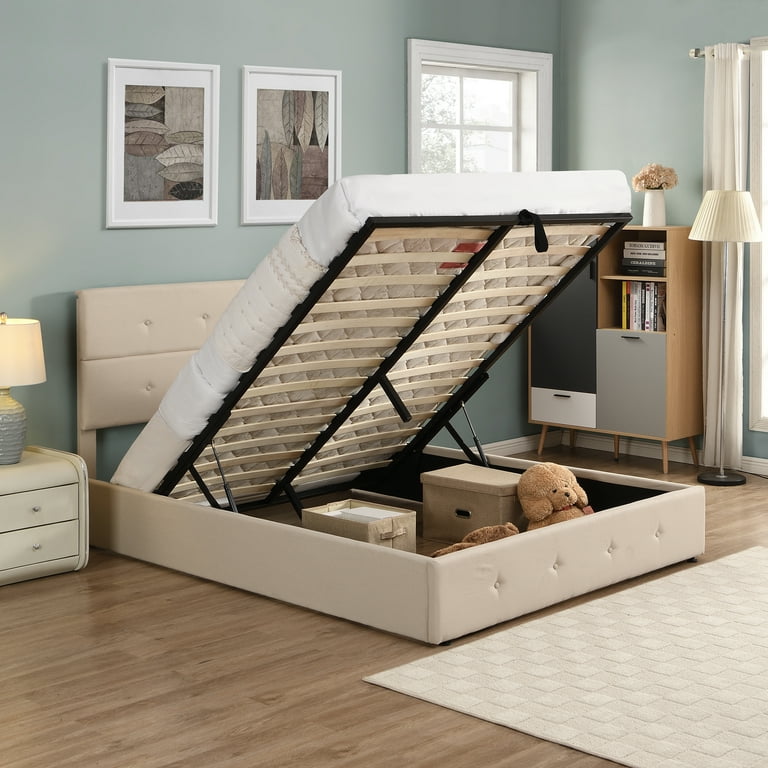 Bed frame with no space underneath discount
