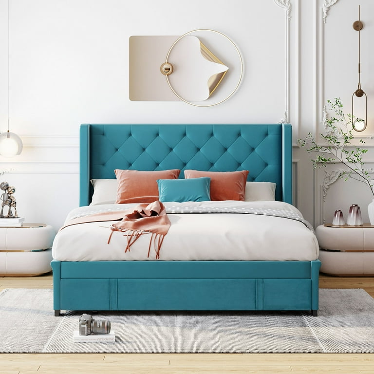 Big 2024 tufted bed