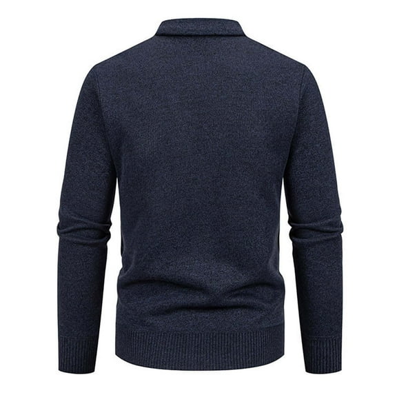 uikmnh 2024 Spring and Autumn New Men's Sweater Trendy Casual Loose Knitted Cardigan V Neck Sweater Jacket for Men