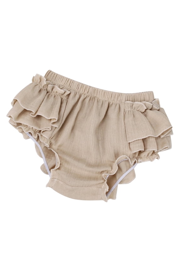 Baby Girls Boys Solid Summer Shorts with Ruffle PP Pants for Spring Season Size:0-6 Months
