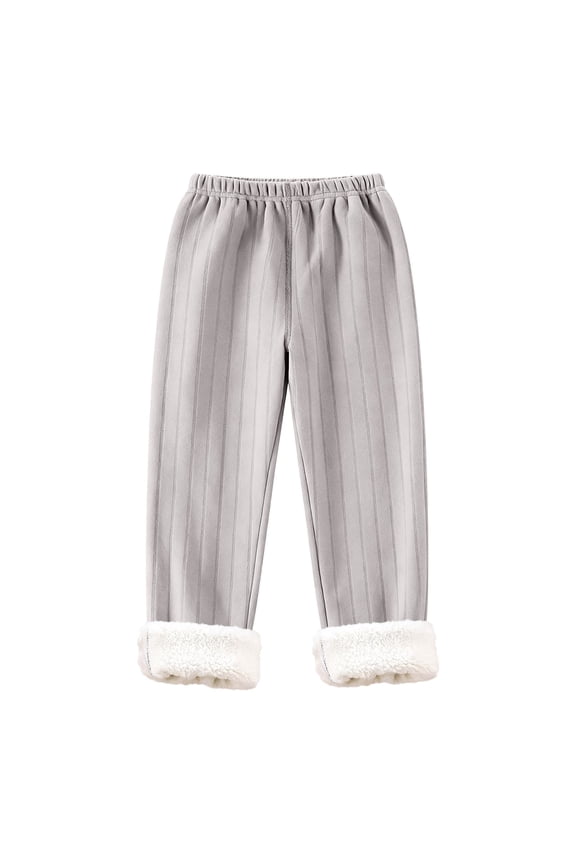 Kids Pants Boys Thermal Base Layer Pants Winter Warm Lined Tights for Kids Comfortable Stretch Fit Mid Waist Long Bottoms Ideal for Cold Weather Indoor Outdoor Size:3-4 Years