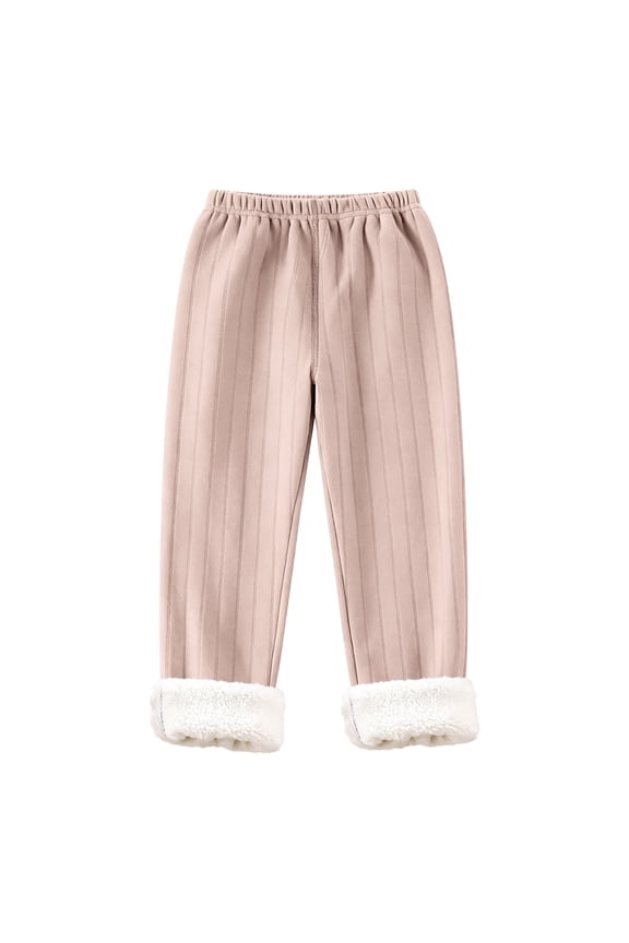 Kids Pants Boys Thermal Base Layer Pants Winter Warm Lined Tights for Kids Comfortable Stretch Fit Mid Waist Long Bottoms Ideal for Cold Weather Indoor Outdoor Size:3-4 Years