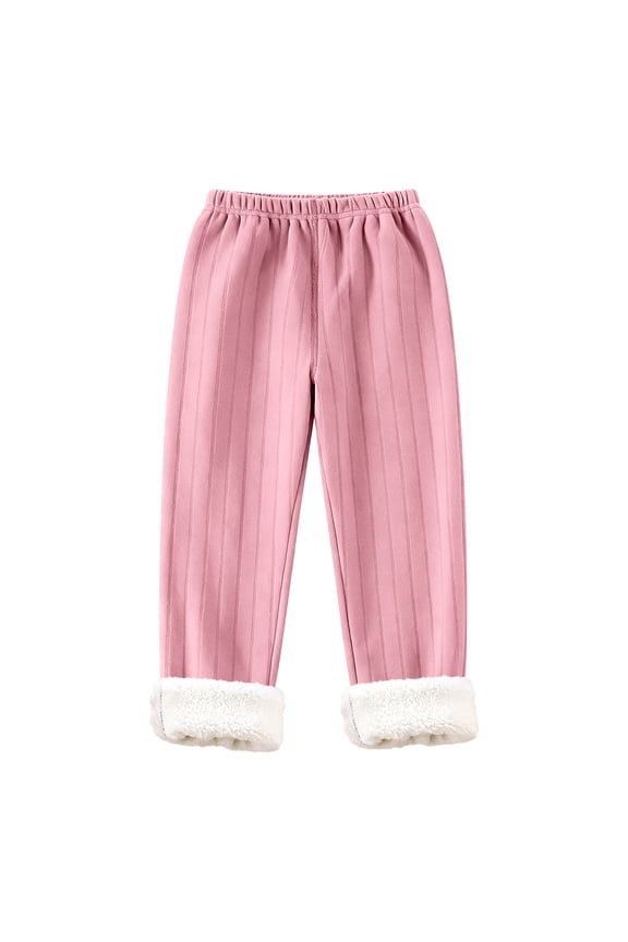 Kids Pants Boys Thermal Base Layer Pants Winter Warm Lined Tights for Kids Comfortable Stretch Fit Mid Waist Long Bottoms Ideal for Cold Weather Indoor Outdoor Size:3-4 Years