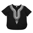 thumbnail image 1 of uikmnh Cute Tops for Teens Boys African Dashiki Shirt Classic Loose Fit Casual Top Traditional Childrens Outfit Size:2-3 Years, 1 of 4