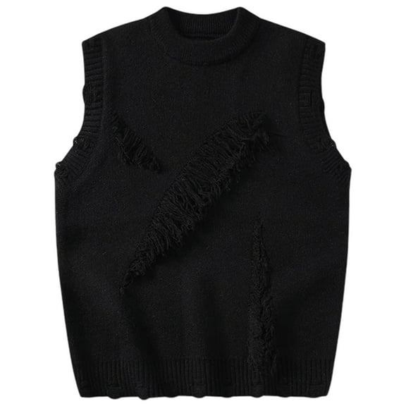 uikmnh Fall Sweater Knitted Sweater Vest Sleeveless Pullover Autumn Winter Casual Warm Layering Piece for Business Casual Outfits