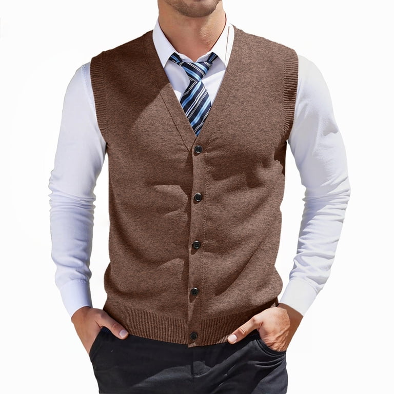 uikmnh Vests for Men's Knit V-Neck Sweater Vest Slim Fit Button Up Cardigan for Layering Business Casual and formal Attire Versatile All Season Wear Size:3XL - Walmart.com uikmnh Vests for Men's Knit V-Neck Sweater Vest Slim Fit Button Up Cardigan for Layering Business Casual and formal Attire Versatile All Season Wear Size:3XL - Walmart.com