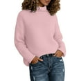 thumbnail image 1 of uikmnh Fall Sweaters Winter High Neck Knitted Sweater Long Sleeve Rolled Edge Pullover for Cozy Fall Turtleneck Top Cute Sweaters Size:S, 1 of 4